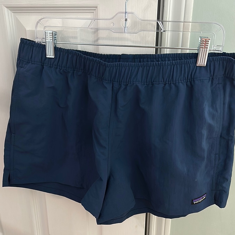 Patagonia Blue Athletic Shorts Lightweight Quick-Dry